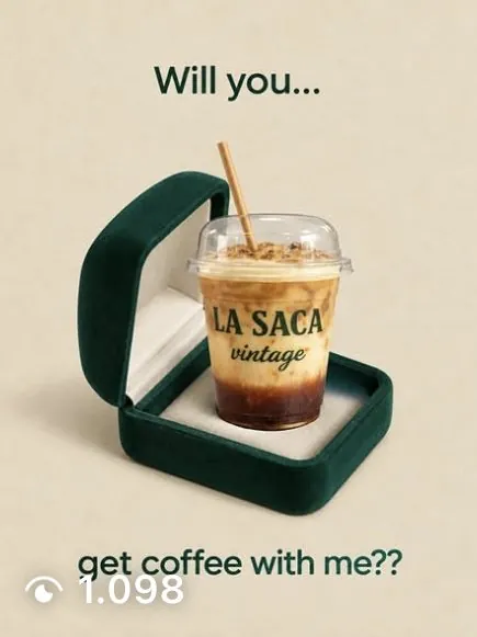 Publicación de La Saca Vintage: Will you get coffee with me?, 1.098 visualizaciones